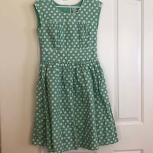 Gorgeous Retro Mint Polkadot Dress